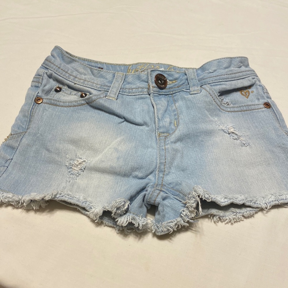 Justice Premium girl jean short size 10S